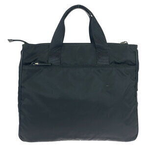 Prada leather briefcase Saffiano nylon Tessuto black